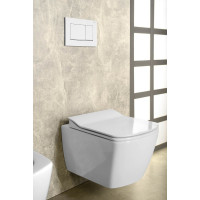 CREAVIT GLANC WC sedátko, SLIM, Soft Close, biela GC5030