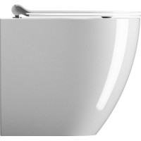 GSI PURA WC misa stojaca, Swirlflush, 36x50cm, spodný/zadný odpad, biela ExtraGlaze 880411