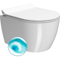 GSI PURA závesná WC misa, Swirlflush, 35x46cm, biela ExtraGlaze 880211