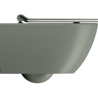 GSI PURA závesná WC misa, Swirlflush, 36x55cm, agáve dual-mat 881504