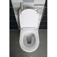 Aqualine HYGIE WC kombi s umývadlom, zadný/spodný odpad, biela PB104W