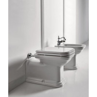 Kerasan WALDORF WC misa stojaca, 37x65cm, spodný/zadný odpad, biela 411601