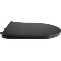 Sapho PACO WC sedátko, SLIM, Soft Close, čierna mat PCS1012B