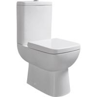 Ege Vitrifiye TYANA SHORT WC kombi splach. mech., zadný odpad, biela 72200EW