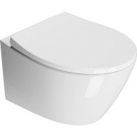 GSI MODO závesná WC misa, Swirlflush, 37x52cm, biela ExtraGlaze 981611