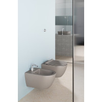 GSI PURA závesná WC misa, Swirlflush, 36x50cm, tortora dual-mat 881605