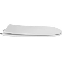 Sapho BELLO sedátko pre WC kombi, SLIM, Soft Close, biela PCS103