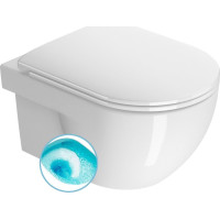 GSI CITY PRE závesná WC misa, Swirlflush, 35x52cm, biela ExtraGlaze 911511