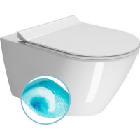 GSI KUBE X závesná WC misa, Swirlflush, 36x55cm, biela ExtraGlaze 941511