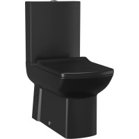 CREAVIT LARA WC sedadlo, SLIM, Soft Close, čierna mat KC1603.01