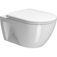GSI PURA ECO závesná WC misa, Swirlflush, 36x55cm, biela ExtraGlaze 880711