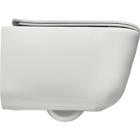 Kerasan TRIBECA závesná WC misa, Rimless, 35x54cm, biela 511401