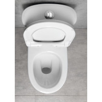 Aqualine PETIT WC kombi detské, zadný/spodný odpad, biela PT520