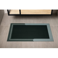 Aqualine Kúpeľňová predložka 50x80cm, absorpčná, zelená PCD013