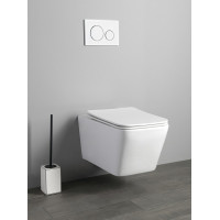 Sapho PORTO závesná WC misa, Rimless, 36x52cm, biela PZ102WR