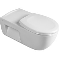 Sapho HANDICAP závesná WC misa predĺžená, Rimless, 37x70 cm, biela TU1206