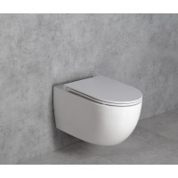 Bruckner FULDA závesná WC misa, Vortex Rimless, 36x52, 5cm, biela 201.408.4