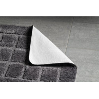 Ridder DELHI Kúpeľňová predložka 50x80cm s protišmykom, 100% polyester, tmavo šedá 1712300