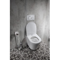 Sapho PACO závesná WC misa, Rimless, 36x53cm, biela PZ1012WR