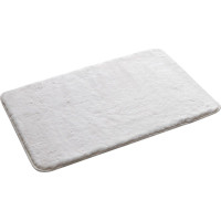 Gedy FUZZY kúpeľňová predložka, 50x80cm, 100% polyester, protišmyk, biela 96FY508002