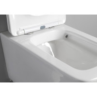 Sapho PORTO závesná WC misa, Rimless, 36x52cm, biela PZ102WR