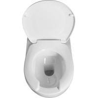 Sapho HANDICAP závesná WC misa predĺžená, Rimless, 37x70 cm, biela TU1206