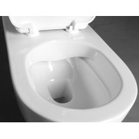 Sapho HANDICAP závesná WC misa predĺžená, Rimless, 37x70 cm, biela TU1206