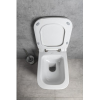 Isvea VEA závesná WC misa Rimless, 34, 5x52cm, biela 10VA02001