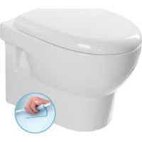 Isvea ABSOLUTE závesná WC misa, Rimless, 35x50cm, biela 10AB02002