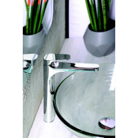 Sapho CORNELI stojanková umývadlová batéria vysoká bez výpuste, predĺžená hubica, chróm CE07