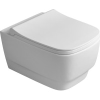 Sapho BELLO závesná WC misa, Rimless, 35, 5x53cm, biela 100214