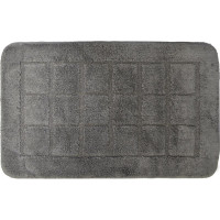 Ridder DELHI Kúpeľňová predložka 50x80cm s protišmykom, 100% polyester, tmavo šedá 1712300