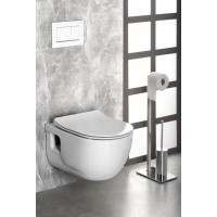 Sapho BRILLA CLEANWASH závesná WC misa s bidetovou sprškou, Rimless, 36, 5x53cm, biela 100612
