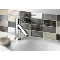 Aqualine Stojankový guľový ventil 1/2", 128mm, chróm ZY12045