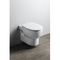 Isvea ABSOLUTE závesná WC misa, Rimless, 35x50cm, biela 10AB02002