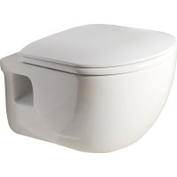 Sapho BRILLA CLEANWASH závesná WC misa s bidetovou sprškou, Rimless, 36, 5x53cm, biela 100612