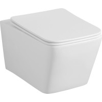 Sapho PORTO závesná WC misa, Rimless, 36x52cm, biela PZ102WR