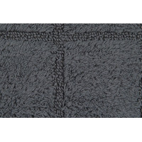 Ridder DELHI Kúpeľňová predložka 50x80cm s protišmykom, 100% polyester, tmavo šedá 1712300