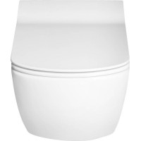 CREAVIT GLANC závesná WC misa, Rimless, 37x51, 5cm, biela GC321