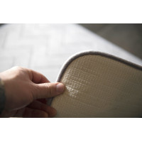 Gedy MOUSSE kúpeľňová predložka, 50x80cm, 100% polyester, protišmyk, šedá 96MS508008