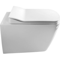 CREAVIT GLANC závesná WC misa, Rimless, 37x51, 5cm, biela GC321