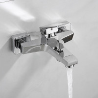 Aqualine RITMO nástenná vaňová batéria, chróm RT010