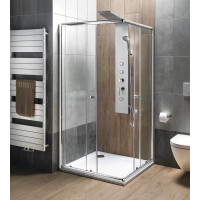 Aqualine TUSA sprchový panel, výška 1400mm, strieborná SL680