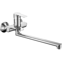 Bruckner BARON nástenná umývadlová/vaňová batéria, rozteč 100mm, chróm 612.035.1