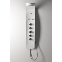 Polysan LUK termostatický sprchový panel nástenný 250x1300mm, biela 80312