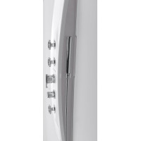 Polysan MOLA termostatický sprchový panel nástenný 210x1300mm, biela 80365