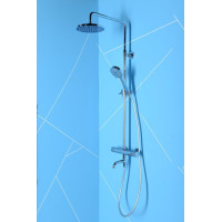 Sapho KIMURA vaňový stĺp s termostatickou batériou, chróm KU500