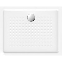 GSI Keramická sprchová vanička, obdĺžnik 100x80x4,5cm, biela ExtraGlaze 438511