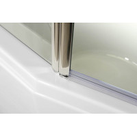 Polysan PALOMA vaňová zástena 1200mm, číre sklo BS-120