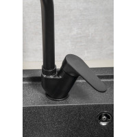 Sapho CORNELI stojanková drezová batéria, čierna mat CE60/15